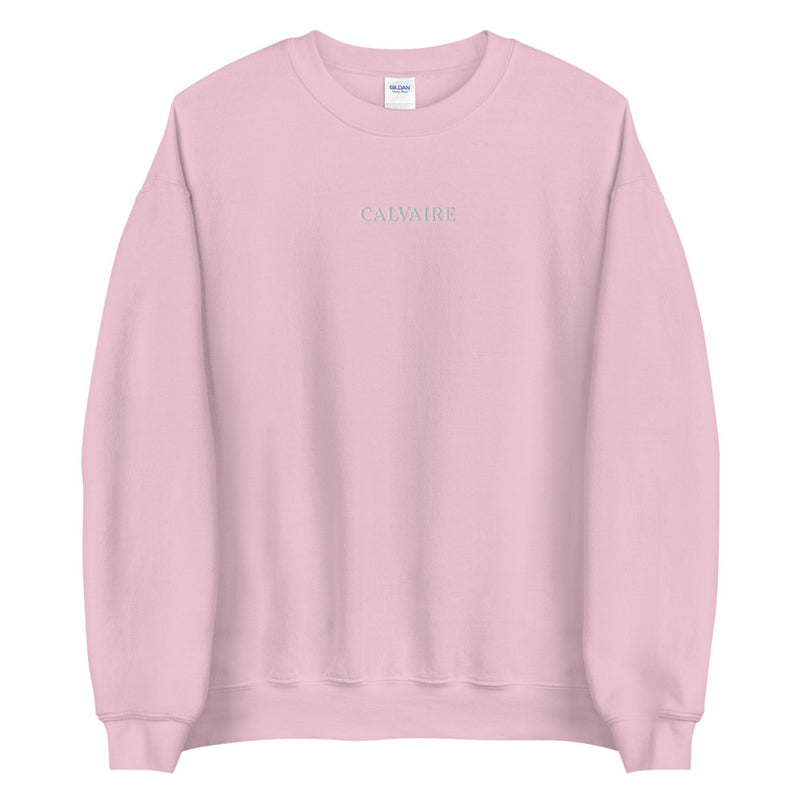 Sweat-shirt - LVEB en calvaire rose