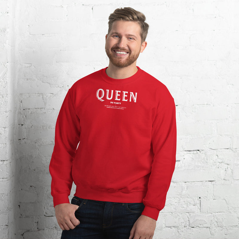 Sweat-shirt queen rouge