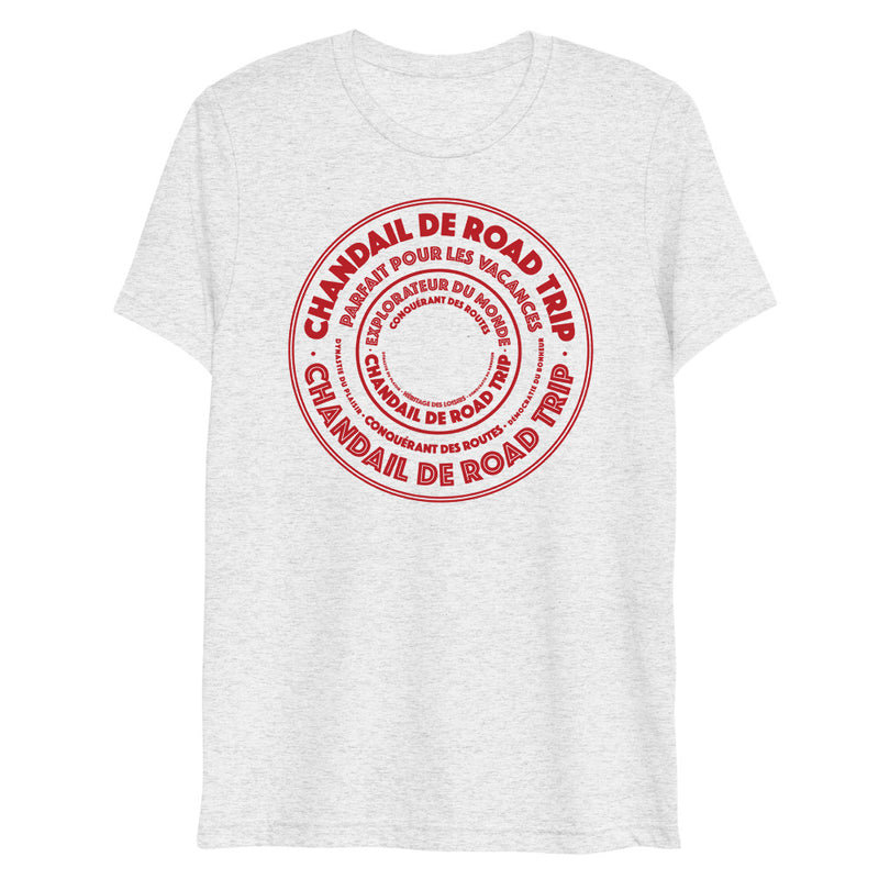 T-shirt unisexe chiné - Road trip - Rouge