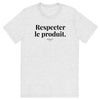 T-shirt chiné respecter le produit