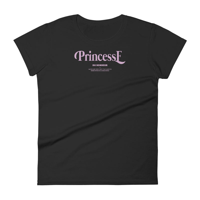 T-shirt ajusté femme Princesse rose