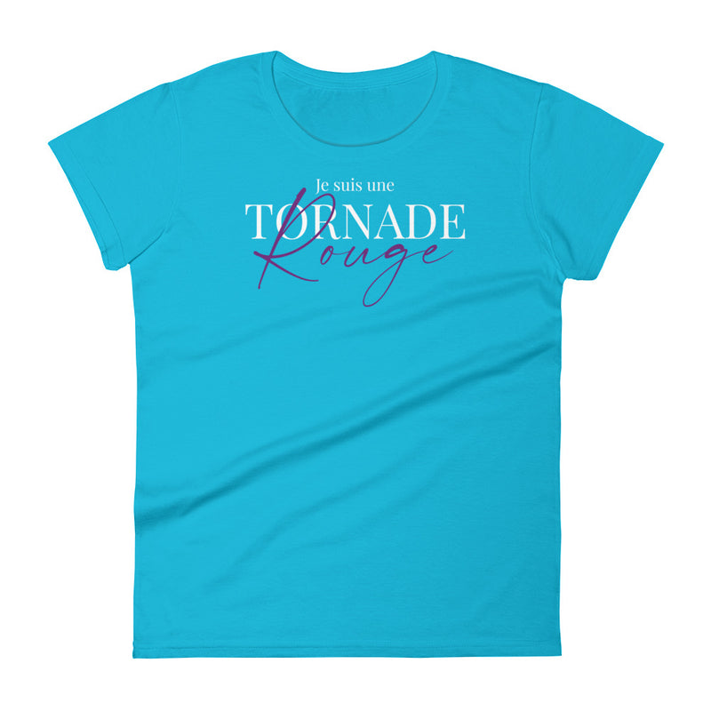 T-shirt ajusté Tornade Rouge