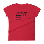 T-shirt ajusté femme Slogan LVEB