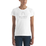 T-shirt ajusté femme Balance