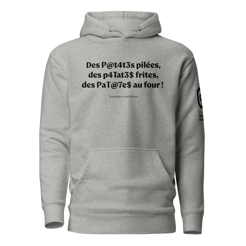 Sweat à Capuche Unisexe - Des patates