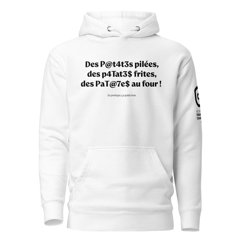 Sweat à Capuche Unisexe - Des patates