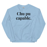 Sweat-shirt Chu pu capable