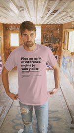 T-shirt unisexe doux - Plus un gars m'intéresse