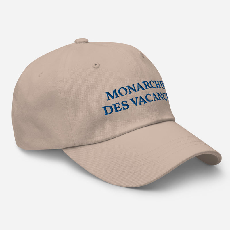 Casquette Baseball brodée Monarchie Bleu