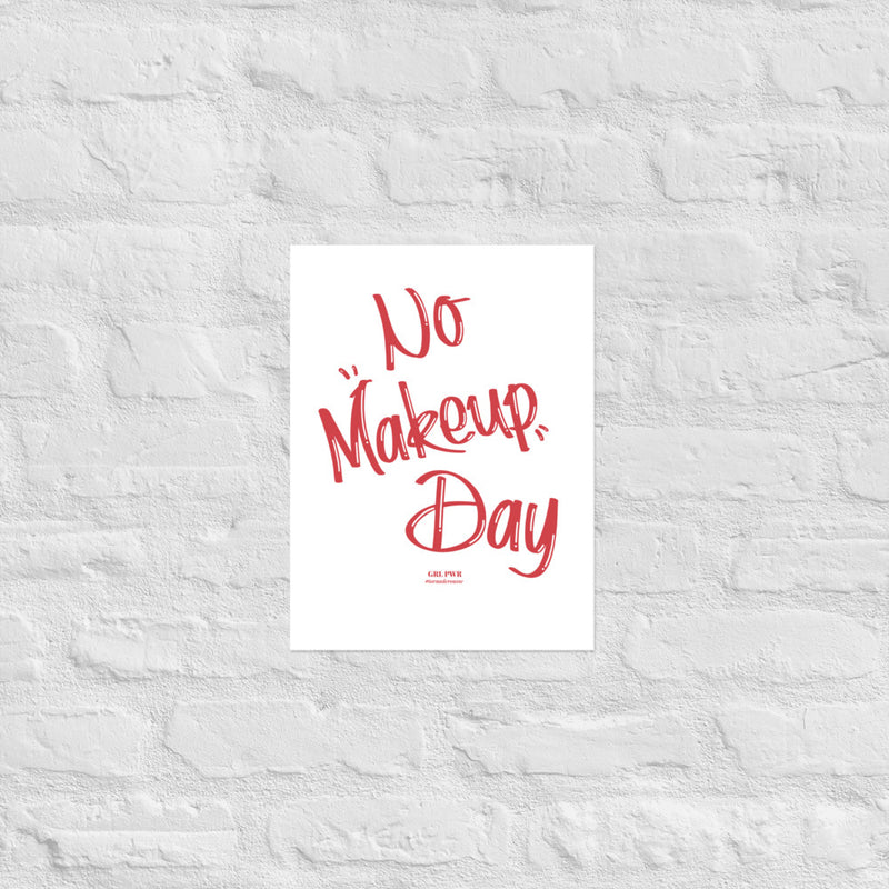 Affiche No makeup day