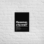 Affiche citation - Messmer