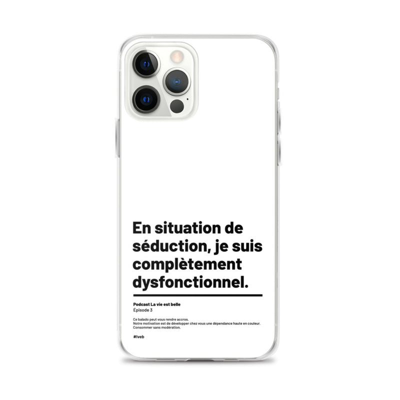 Étui pour iPhone citation - Séduction
