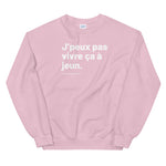 Sweat-shirt -  Slogan LVEB - Rose