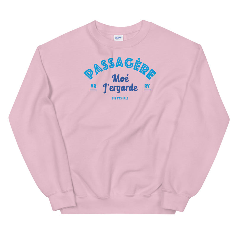 Sweat-shirt - Passagère - Bleu