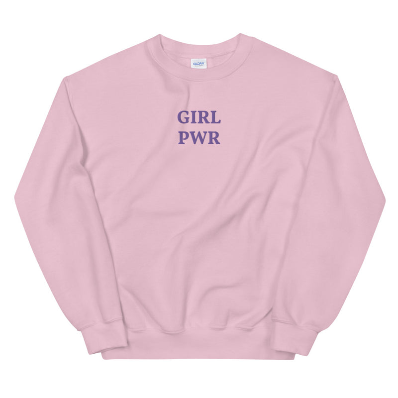 Sweat-shirt brodé GRL PWR