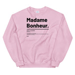 Sweat-shirt Madame Bonheur