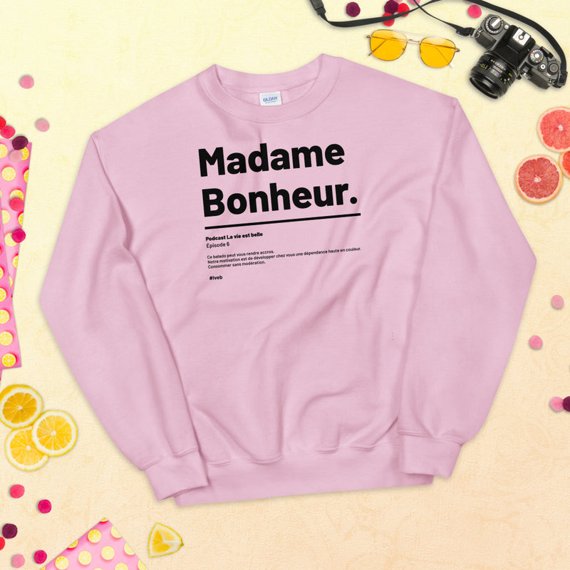 Sweat-shirt Madame Bonheur