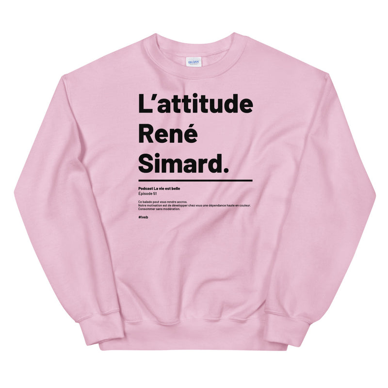 Sweat-shirt L'attitude René Simard