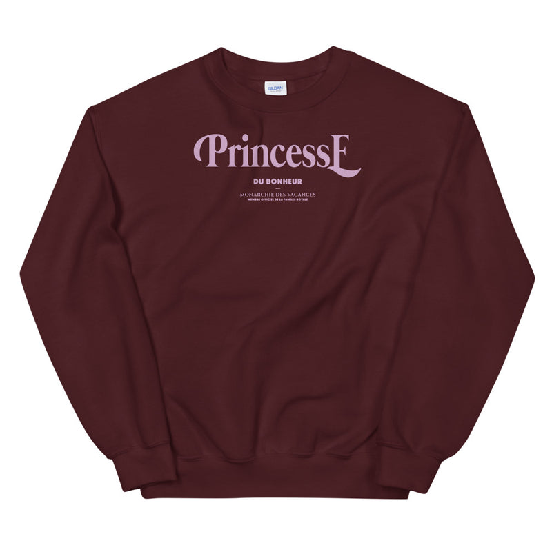 Sweat-shirt princesse rose