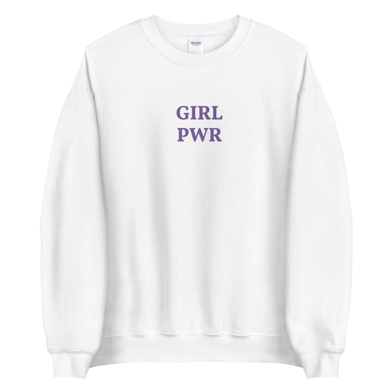 Sweat-shirt brodé GRL PWR