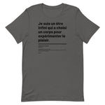 T-shirt unisexe doux - Expérimenter le plaisir