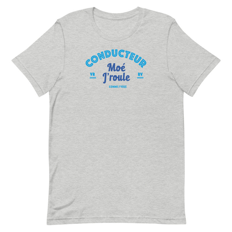 T-shirt unisexe doux - Conducteur - Bleu