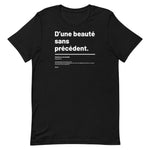 T-shirt unisexe - D'une beauté sans précédent