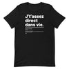 T-shirt unisexe - Direct dans vie