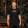 T-shirt unisexe doux King blanc