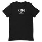 T-shirt unisexe doux King blanc