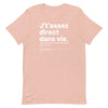 T-shirt unisexe - Direct dans vie