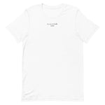 T-shirt unisexe doux - LVEB en calvaire script noir