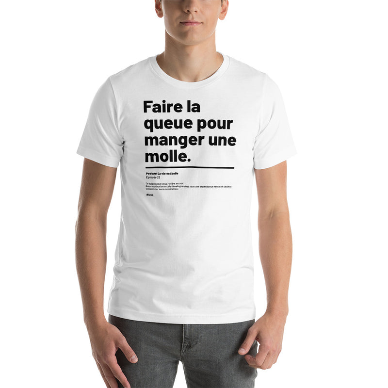 T-shirt unisexe doux - Pour manger une molle