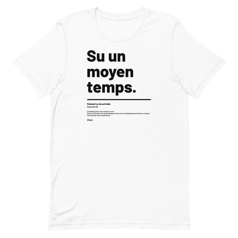 T-shirt unisexe doux - Su un moyen temps