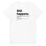 T-shirt unisexe doux - Shit happens
