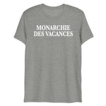 T-shirt unisexe chiné - Monarchie des vacances