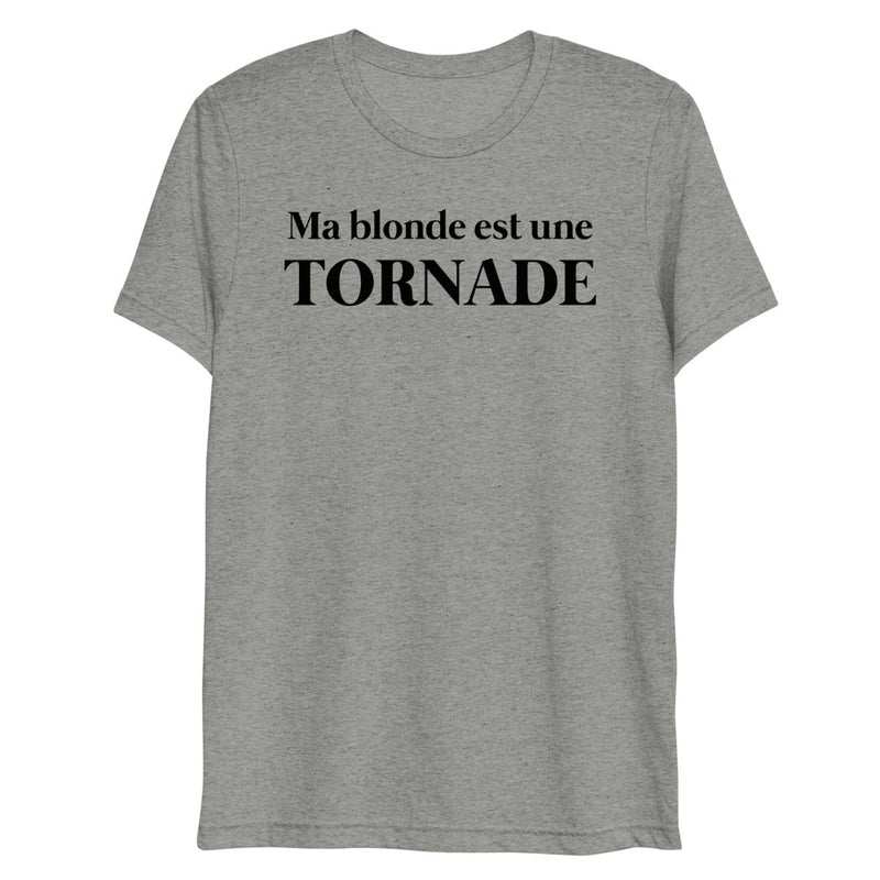 T-shirt chiné - Ma blonde est une tornade