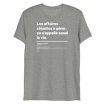 T-shirt chiné homme Les affaires chiantes