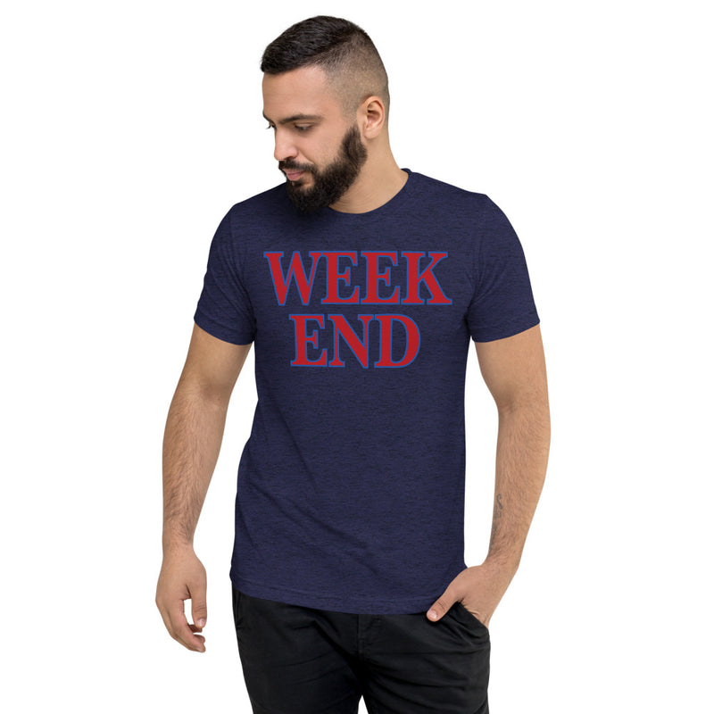 T-shirt unisexe chiné - Week-end
