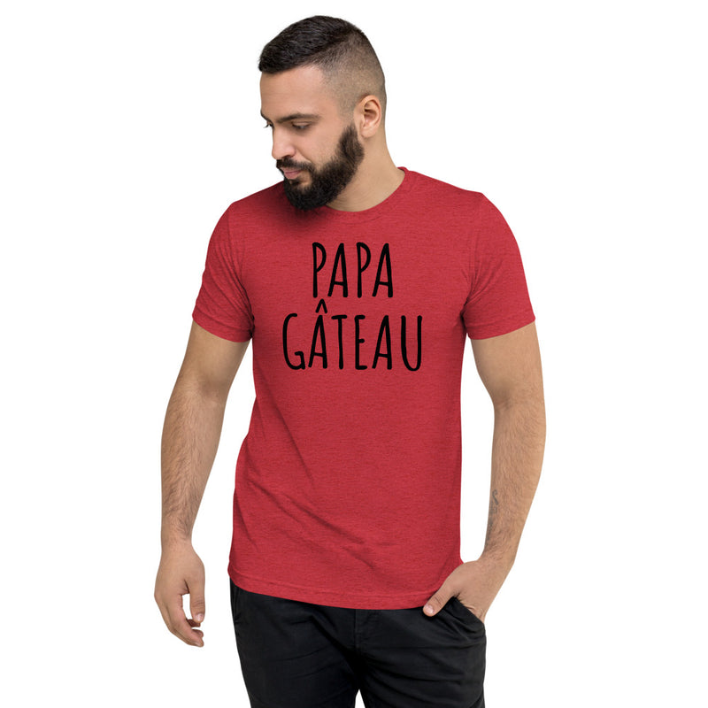 T-shirt chiné Papa gâteau