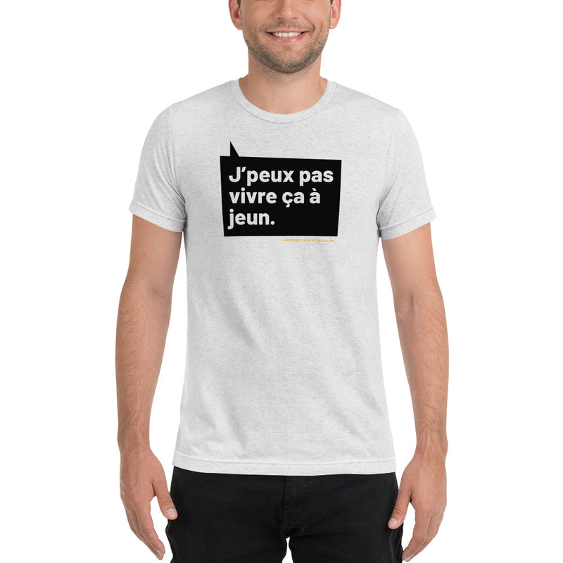 T-shirt unisexe chiné - Slogan LVEB infobulle