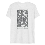 T-shirt unisexe chiné - Multilingue - Charcoal