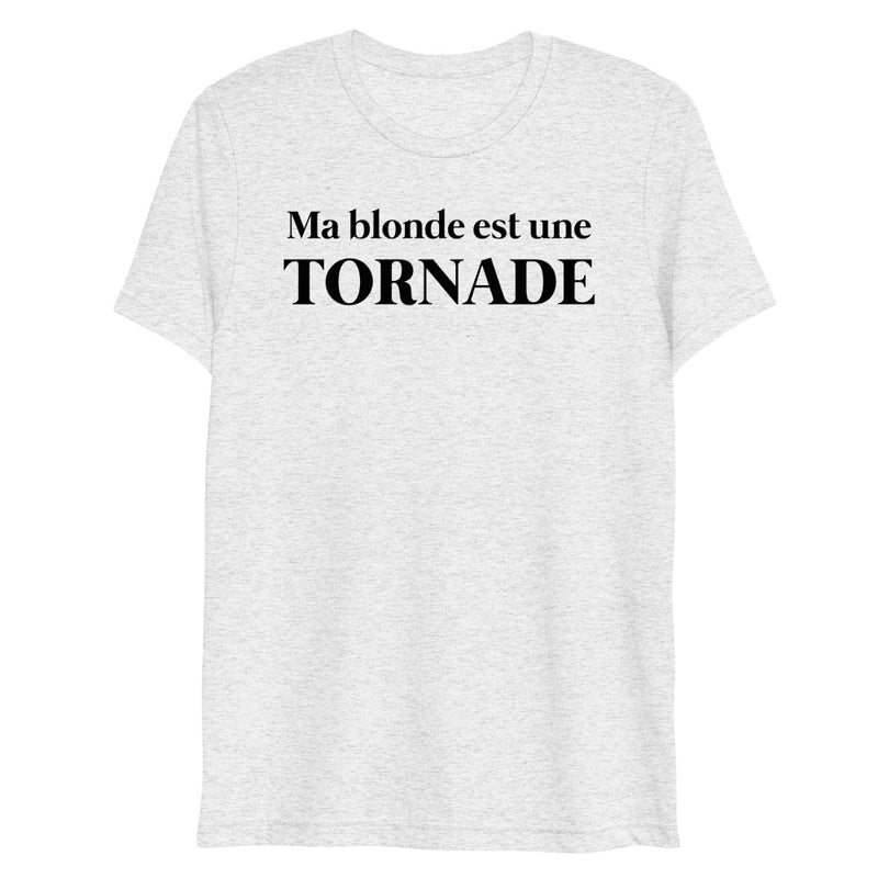 T-shirt chiné - Ma blonde est une tornade
