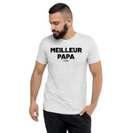 T-shirt chiné Meilleur papa