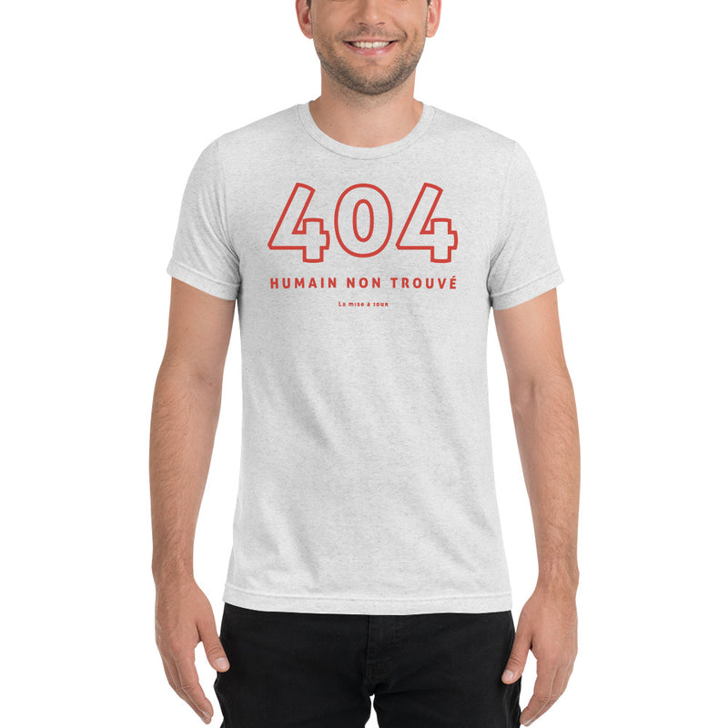 T-shirt chiné 404 La mise à jour