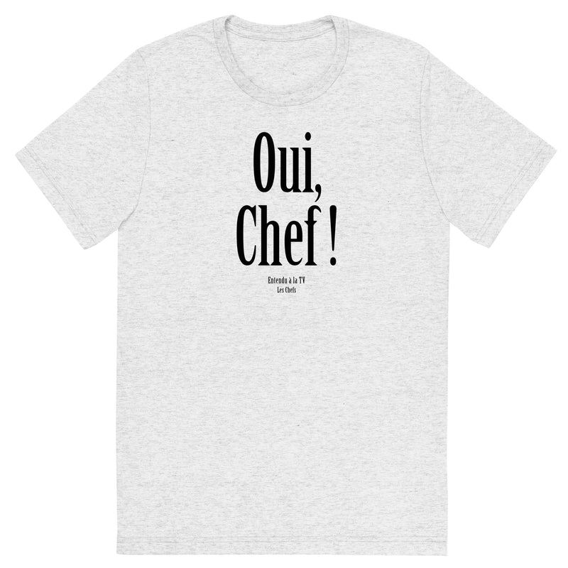 T-shirt chiné Oui, Chef!