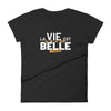 T-shirt ajusté femme - Logo LVEB blanc