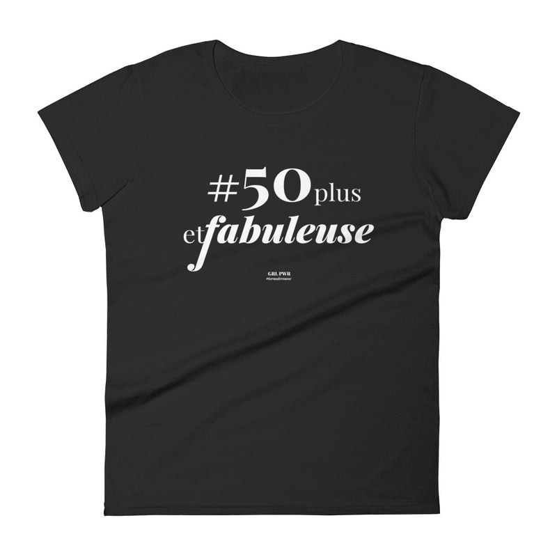 T-shirt ajusté femme 50plusetfabuleuse