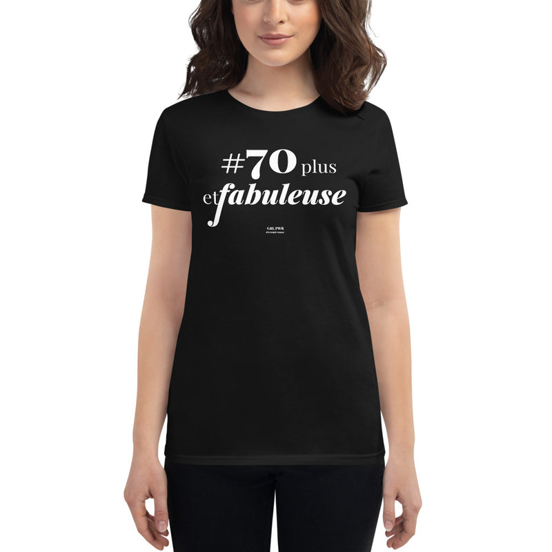 T-shirt ajusté femme 70plusetfaubleuse