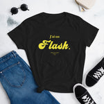 T-shirt ajusté femme J'ai un flash